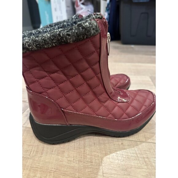 KHOMBU WOMENS RED BOOTS NEW MEGAN SIZE 9 - Picture 3 of 10